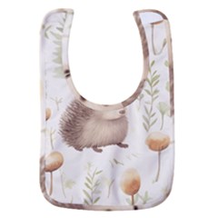 Hedgehog Mushroom Baby Bib by Ndabl3x