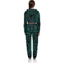 Circuits Circuit Board Green Cropped Zip Up Lounge Set View2