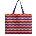 Zigzag Pattern Seamless Zig Zag Background Color Zipper Mini Tote Bag View1