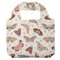 Pattern With Butterflies Moths Premium Foldable Grocery Recycle Bag by Ket1n9