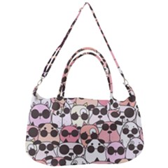 Cute Dog Seamless Pattern Background Removable Strap Handbag by Grandong