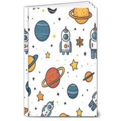 Set Cartoon Symbol Pattern 8  X 10  Hardcover Notebook by Bedest