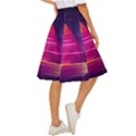 Egyptian Pyramids Night Landscape Cartoon Art Classic Short Skirt View3