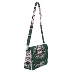 Stormtrooper Coffee Shoulder Bag With Back Zipper by Cendanart