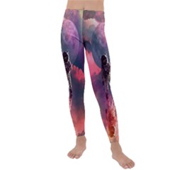Aesthetic Astronautics Atmosphere Blue Clouds Cosmos Fantasy Galaxy Kids  Lightweight Velour Leggings by Cendanart