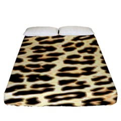 Leopard Print Fitted Sheet (queen Size) by TShirt44