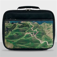 Coast Aerial View Beautiful Landscape Nature Ocean Road Graphy Aerial Coast Drone Lunch Bag by Bedest