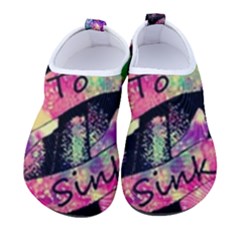 Anchor Purple Space Kids  Sock-style Water Shoes by Bedest