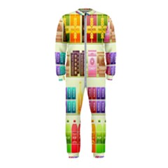 Supermarket Shelf Products Snacks Onepiece Jumpsuit (kids) by Cendanart