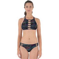 Star Galaxy Chrismas Xmas Ugly Perfectly Cut Out Bikini Set by Cendanart