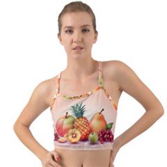 Fruit Pattern Apple Abstract Food Mini Tank Bikini Top by Proyonanggan
