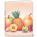 Fruit Pattern Apple Abstract Food 8  x 10  Softcover Notebook View1