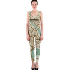 Mapart Dubai Map One Piece Catsuit by Proyonanggan