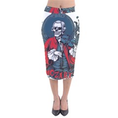 Ghost Velvet Midi Pencil Skirt by saad11