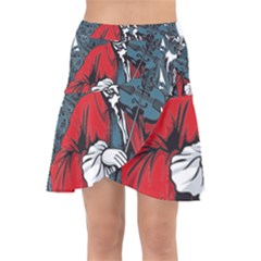 Ghost Wrap Front Skirt by saad11