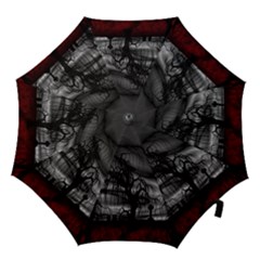 Grave Yard Dark Fantasy Trees Hook Handle Umbrellas (medium) by Cemarart