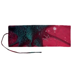 Coronavirus Corona Virus Roll Up Canvas Pencil Holder (m) by Cemarart
