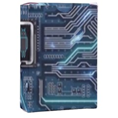 Circuit Board Motherboard Playing Cards Single Design (rectangle) With Custom Box by Cemarart