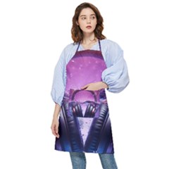 Headphones Sound Audio Music Radio Pocket Apron by Hannah976