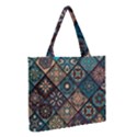 Flower Texture Background Colorful Pattern Medium Tote Bag View2