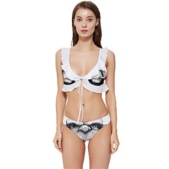 Png Houed Low Cut Ruffle Edge Bikini Set by saad11