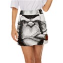 Png houed Mini Front Wrap Skirt View1