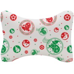 Christmas-texture-mapping-pattern-christmas-pattern-1bb24435f024a2a0b338c323e4cb4c29 Seat Head Rest Cushion by saad11
