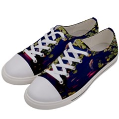 Koi Fish Carp Men s Low Top Canvas Sneakers by Cemarart