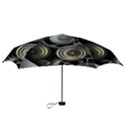 Abstract Style Gears Gold Silver Mini Folding Umbrellas View3