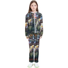 Koi Fish Clown Pool Stone Kids  Tracksuit by Cemarart