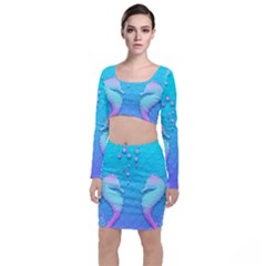 Seahorse Top And Skirt Sets by Cemarart
