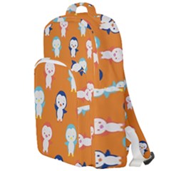 Cute Penguin Funny Pattern Double Compartment Backpack by Grandong