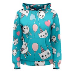 Cat Bunny Women s Pullover Hoodie by Grandong
