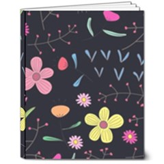 Beautiful Flower Plants Aesthetic Secret Garden 8  X 10  Hardcover Notebook by Grandong