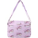 Unicorn Clouds Colorful Cute Pattern Sleepy Courier Bag View3