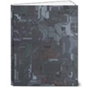Abstract Tech Computer Motherboard Technology 8  x 10  Hardcover Notebook View1