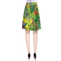 The Chameleon Colorful Mushroom Jungle Flower Insect Summer Dragonfly A-Line Skirt View2