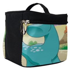 Kids Mural Cartoon Dinosaur Make Up Travel Bag (small) by nateshop