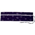 Zodiac Symbols Sign And Stars Pattern Seamless Pattern Roll Up Canvas Pencil Holder (L) View2
