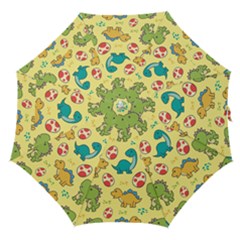 Seamless Pattern With Cute Dinosaurs Character Straight Umbrellas by Ndabl3x