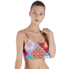Mandala Pattern Layered Top Bikini Top  by Ndabl3x