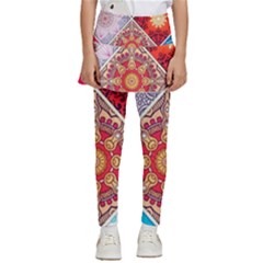 Mandala Pattern Kids  Skirted Pants by Ndabl3x