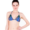 Fantasy City Architecture Building Cityscape Classic Bikini Top View1