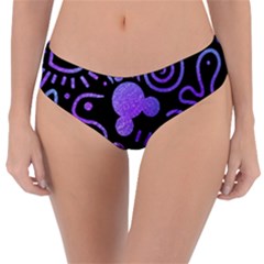Multicolor Disney , Corazones, Mouse Reversible Classic Bikini Bottoms by nateshop