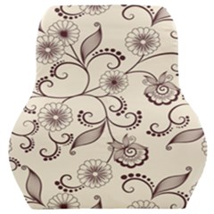 Violet Vintage Background, Floral Ornaments, Floral Patterns Car Seat Back Cushion  by nateshop