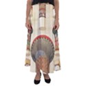 Egyptian Architecture Column Flared Maxi Skirt View1