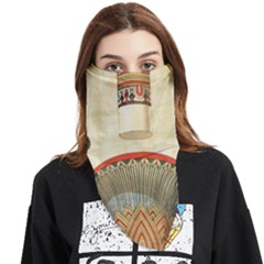 Egyptian Architecture Column Face Covering Bandana (triangle) by Proyonanggan