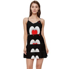 Mom And Dad, Father, Feeling, I Love You, Love Short Frill Dress by nateshop