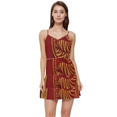 Holiday, Chinese New Year, Year Of The Tiger Short Frill Dress by nateshop