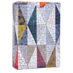 Mosaic, Colorful, Rhombuses, Pattern, Geometry Playing Cards Single Design (rectangle) With Custom Box by nateshop